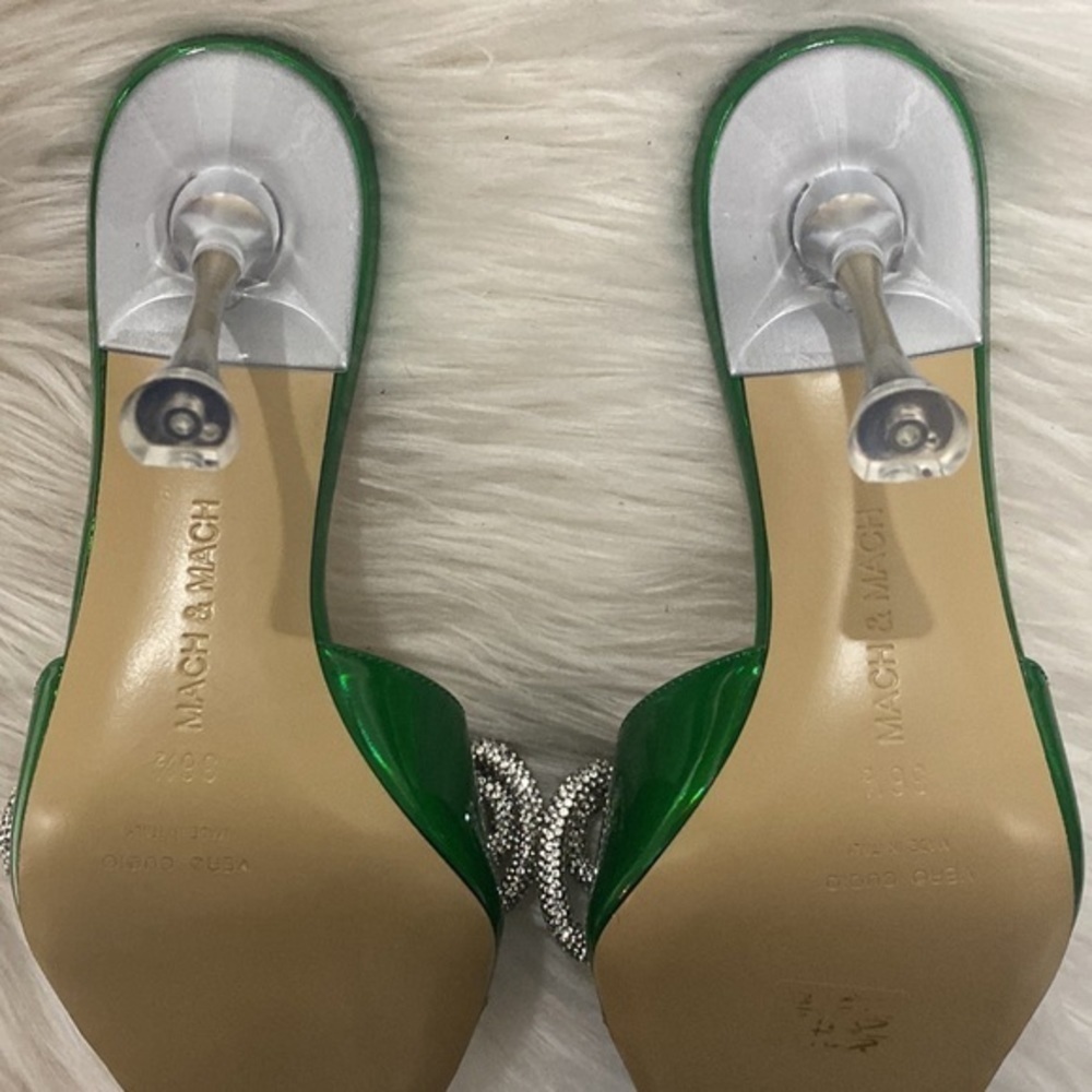 New Mach & Mach Double‎ Bow slide sandal size 36.5EU - Picture 8 of 12